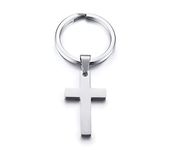 VNOX Bible Verse Faith Cross Prayer Keychain Keyring Keychain for Men Women,Stainless Steel Religious Gift