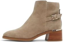 ALDO women's Serrafina Ankle Boot, Dark Beige, 8