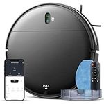 Robot Vacuum and Mop Combo, 2 in 1 Mopping Robot Vacuum Cleaner with Schedule, Wi-Fi/App, 1400Pa Max Suction, Self-Charging Robotic Vacuum, Slim, Ideal for Hard Floor, Pet Hair, Low-Pile Carpet