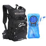 MSTOKIN Hydration Backpack Hydration Pack Hiking Backpack with Water Bladder for Kids Man Women Lightweight Water Backpack Hydration Bag Hiking Bag for Cycling Biking Climbing(Black)