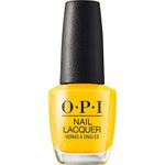 OPI Nail Lacquer, Sun, Sea, and Sand in My Pants, Yellow Nail Polish, Lisbon Collection, 0.5 fl oz