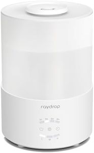 raydrop Humidifiers for Bedroom, 3.0L Cool Mist Humidifiers for Large Room & Home, Top Fill Air Humidifier for Baby Nursery & Plants, Essential Oil Diffuser with Color Lights, Timer, Auto Shut-Off