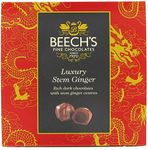 Beech's Fine Chocolates Dark Chocolate Covered Ginger 100 g (Pack of 2)