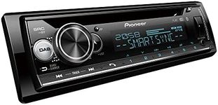 Pioneer DEH-S720DABAN Includes DAB Antenna, 1DIN Car Radio, CD Tuner with FM and DAB+, Bluetooth, MP3, USB and AUX Input, RGB - Lighting, Hands-Free Kit, Smart Sync App