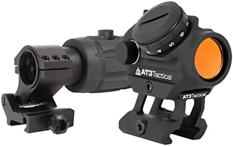 AT3 Tactical RD-50 Red Dot Sight + 3X RRDM Red Dot Magnifier Combo Kit