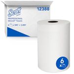 SCOTT PROFESSIONAL 12388 Kimberly-Clark Scott Slimroll Hard Roll Paper Towels(Hrt),6 Rolls,176M/Roll(Total 1,056Meters)