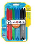 Papermate InkJoy 100 Cap 1.0 mm Medium Tip Capped Ball Pen - Assorted Standard Colours (Pack of 15)