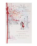 UK Greetings Wedding Anniversary Card for Wife - Gorgeous Design