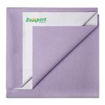 Bumpers Waterproof Quick Dry Sheet for Baby| Bed Pad Extra Absorbent Washable Matress Protector| Baby Bed Protector Sheet for Toddler Children (Violet, Small (70x50 cm))