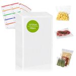 100PCS Vacuum Food Sealer Bags 15X25cm, Textured Vacuum Sealer Bags for Food Saver Thick Embossed Vacuum Sealer Machine Bags Precut for Food Vac Seal Storage and Sous Vide Cooking