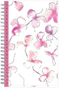 Blue Sky 2024 Weekly and Monthly Planner, January - December, 5" x 8", Clear Pocket Cover, Wirebound, Orchid (142084-24)