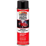 AGS RUST SOLUTIONS Flexible Rubberized Undercoating and Bedliner Aerosol Spray Paint, Matte Black, 14 Ounces