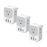 TESSAN European Travel Plug Adapter
