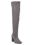 TRUFFLE COLLECTION Women's ST-1179 Grey Suede Boots - UK 5