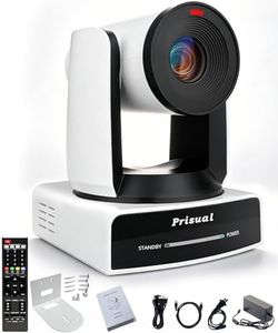 Prisual Ultra 4K PRO NDI PTZ Camera Gen 5, 30x Optical Zoom, 1/1.8" UHD CMOS 8.42MP, 4K 60P AI Tracking, HDMI SDI USB3.0&2.0 for Church, Freed Support(Official NDI 6 & NDI HX3 Certified)TEM-4K30N PRO
