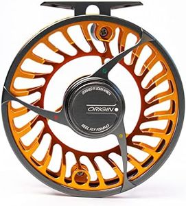 Origin 7.8.9 Weight Fly Fishing Reel | Waterproof Sealed Salt Water Ready Fishing Reel (Burnt Orange)