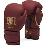 LEONE 1947 Unisex Gn059 Boxing Gloves, Bordeaux, 10 Oz EU