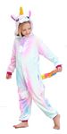 UDERUI Kid Unicorn Costume Fleece Christmas Halloween Cosplay Onesie Pajamas Boys and Girl