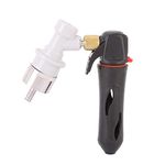 Wifehelper Handhold Pressurizer Keg Charger Kit with Carbonation Cap for Beer Brewing Soda Drink Homebrewing Keg(#1)