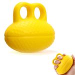Hand Exercise Ball,Hand Exerciser Grip Strengthener Ball for Seniors for Patient Recovery Elderly Stroke Arthritis Physical Therapy Anxiety Stress Relief Pressure(Width 4.13inch,Yellow)