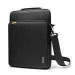tomtoc 360 Protective Laptop Shoulder Bag Designed for 16-inch New MacBook Pro M3/M2/M1 Pro/Max A2991 A2780 A2485 A2141 2023-2019, Water-Resistant Well-Organized Accessory Sleeve Case with Handle