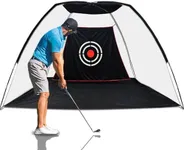 FLITURE Golf Net - Golf Nets for Backyard Driving - Golf Hitting Nets - Golf Training Net - Portable Golf Practice Net with Target - 12x7x6.6FT Golf Nets for Indoor Use