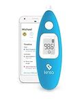 Kinsa Smart Ear Digital Thermometer for Fever - Accurate, Fast, Medical Infrared Termometro for Baby, Kid, Adult - FDA Cleared for Body Temperature Readings - Upgraded for Best Accuracy