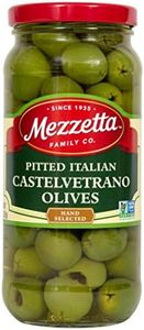 Mezzetta Castelvetrano Green Italian Olives, Pitted, 8 Ounce