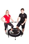 Maximus Bounce & Burn Folding Indoor Mini Trampoline Rebounder for Adults. Fun Way to Lose Weight, Stay Healthy & Get FIT! Plus Exercise Workout DVD | Handle Bar & Bounce Counter | New 2023 Model