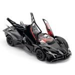 Metro Toys & Gift® Apollo EVO Supercar 1:24 Scale Die-cast Model Metal Pull Back Toy car for Kids with Openable Doors & Light, Music Toy Vehicle for Kids 【Colors as Per Stock】
