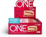 ONE Protein Bars, Peanut Butter & Jelly, Gluten Free Protein Bars with 20g Protein and only 1g Sugar, Guilt-Free Snacking for High Protein Diets, 2.12 oz (12 Count)