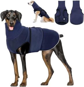 Dotoner Gilet Relaxant 2 en 1 pour Chiens - Manteau Anti-anxiété avec Douce Snood et Moufle, Anti-stress avec Bandes Réfléchissantes et Réduction du Bruit