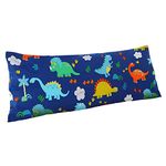Cloele Body Pillow Cover Microfiber Long Pillow Cases - 20x54 inches Cartoon Dinosaur Ultra Soft Body Pillowcase with Hidden Zipper Body Pillow Pillowcases