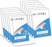 HIIMIEI 8.5x11 Acrylic Sign Holder,