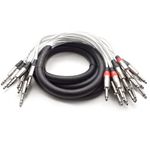 Seismic Audio - SAST-8-16-10-8 Channel 1/4" TRS Insert Snake Cable to 16 1/4" TS - 10 Feet