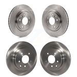 Front Rear Disc Brake Rotors Kit Replacement For Nissan Rogue Sport LEAF Qashqai K8-101633