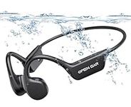 Dwolm Bone Conduction Headphones, Built-in 32G Memory, IPX8 Waterproof Headphones Swimming, Wireless Bluetooth 5.3 Open Ear Headphones, Underwater MP3 Player for Swimming, Running【10 Hours Playtime】