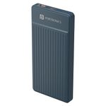 Portronics Luxcell B 10K 10000 mAh 22.5W Fast charging Power Bank, Ultra Slim Power Bank with Mach USB-A Output, Type C PD Output, Type C Input, Wake Up Button(Dark Blue)