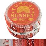 Needles Quilt Studio - 2.5" Precut 40 Fabric Strip Bundle (Tuscan Sunset) | Cotton Strips Bundles for Quilting - Jelly Rolls for Quilting Assortment Fabrics Quilters & Sewing Precuts Cloth for Quilts