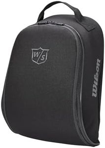 Wilson Sac à chaussures, W/S, Sac de golf pour 1 paire de chaussures, accessoires de golf pour femmes et hommes, noir