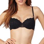 DKNY Women's Superior Lace Balconette Bra, Black, 34C