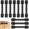 Septeamay Lot de 10 Bloque Porte Bébé, Securite Placard Enfant avec Adhésif Fort, Bloc Porte Securite Bebe, Bloque Tiroir Placards Sécurite Protection Bebe pour armoires, tiroirs, réfrigérateur- Noir