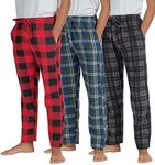 3 Pack: Big Boys Pajama Pants Fleece Plush Pjs Kids Boy Pj Pajamas Christmas Clothes Lounge Sleeping Pant Sleepwear Flannel Bottoms Youth Teen Sleep wear,Set 8-Size 5/6