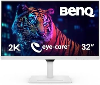 BenQ GW3290QT 31.5 Inch 2K SPK DP USB-C Eye-Care Monitor, White