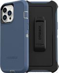 OtterBox Defender Series Screenless Edition Case for iPhone 13 Pro Max & iPhone 12 Pro Max - FORT BLUE (Polycarbonate shell Synthetic rubber slipcover Polycarbonate holster)