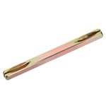 uxcell Door Knob Spindle, 110mm Long Spare Door Handle Spindle Bar for Vintage Door Straight Spindle Replacement Square Spindle Iron Door Handle Spindle Bar, Golden