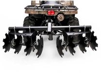 Tow Behind ATV UTV Disc Harrow Implement, Steel Frame, Adjustable Angle