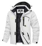 TACVASEN Men Jackets Winter Jackets for Men Waterproof Jacket Mens Hooded Warm Windproof Jacket