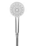 Triton Shower Head | Olivia | Water | 5 Setting Spray | High Pressure Shower Heads | Universal | Chrome | Head Set | Shower Accessories