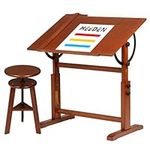 MEEDEN Vintage Drafting Table, Wood